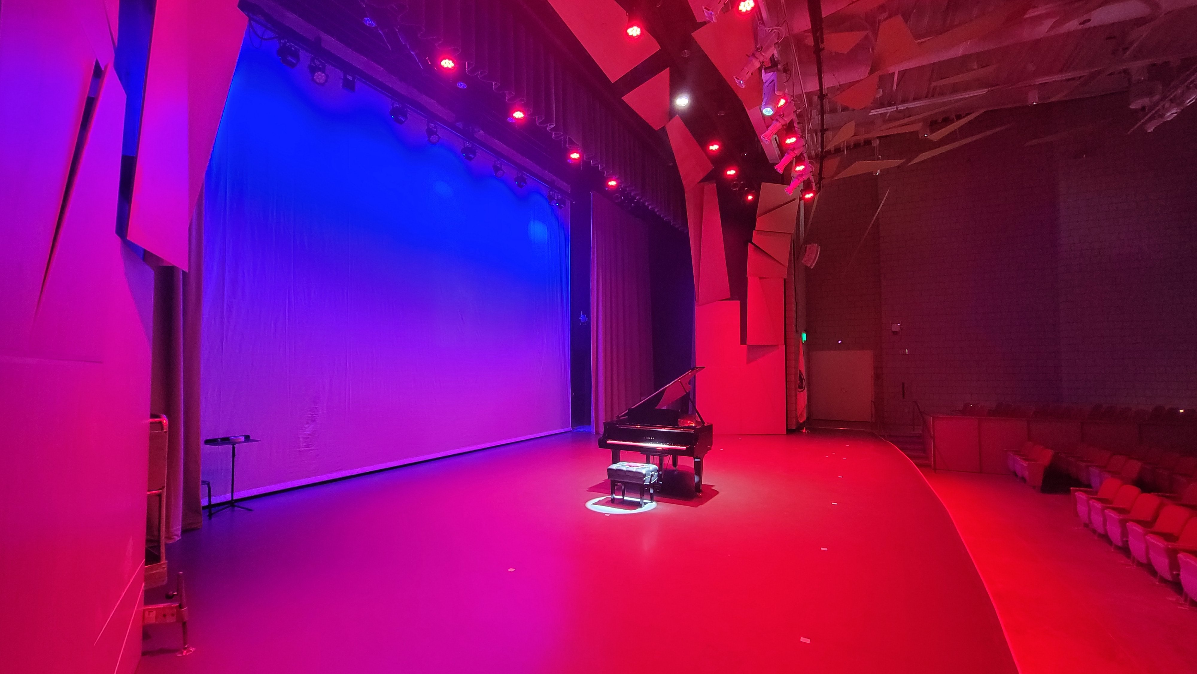 BLUE/PURPLE/RED PIANO STAGE LIGHTING