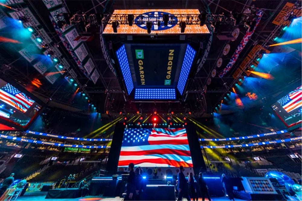 Healey+Inaugural+Party+at+TD+Garden+Event+Lighting+Stadium