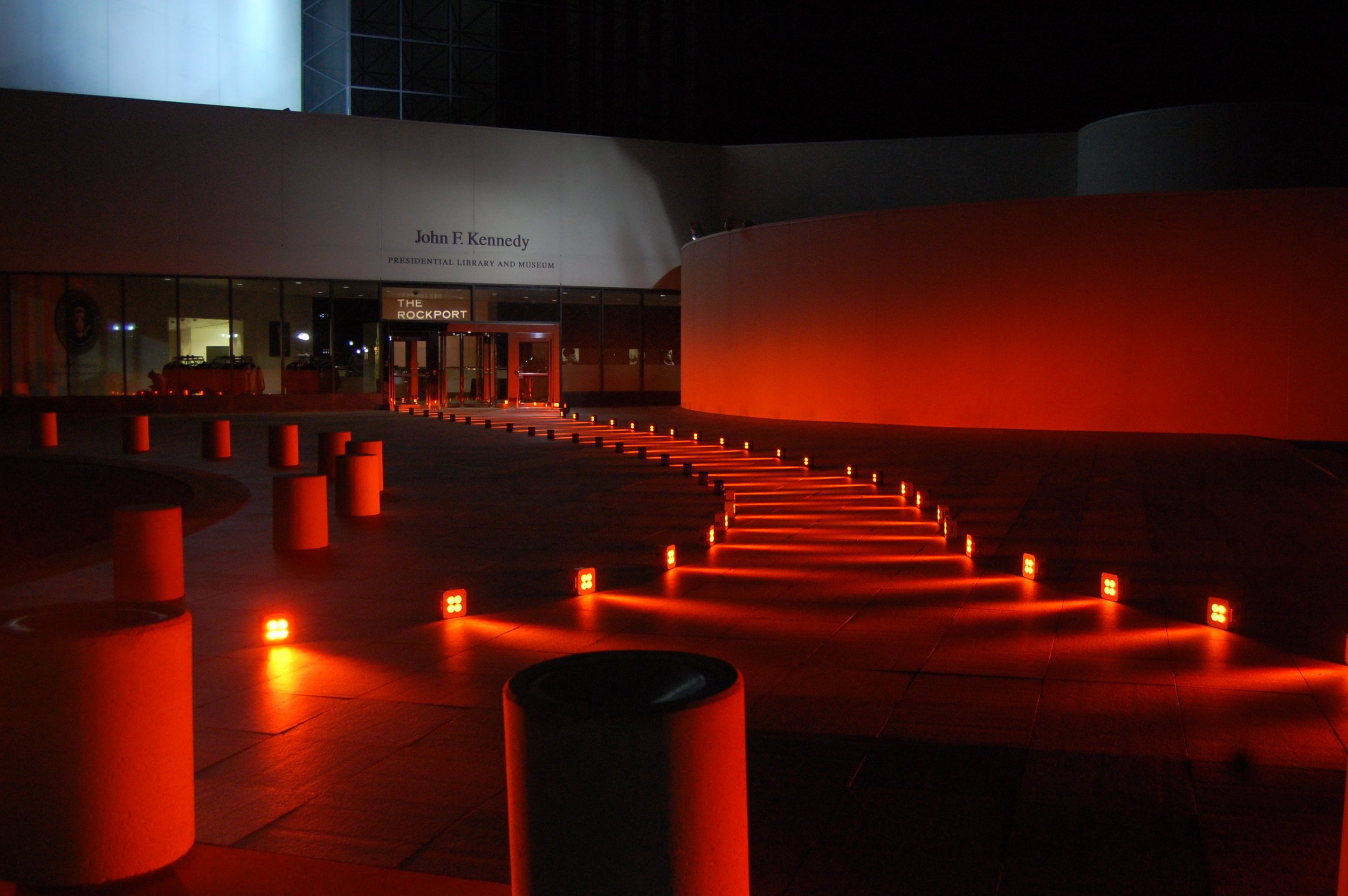 JFK+Library+Outdoor+Event+Lighting