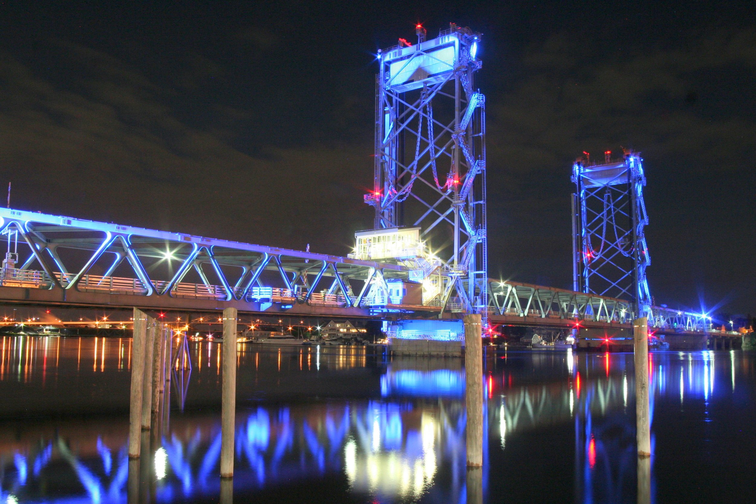 Memorial+Bridge+Lighting+Portsmouth