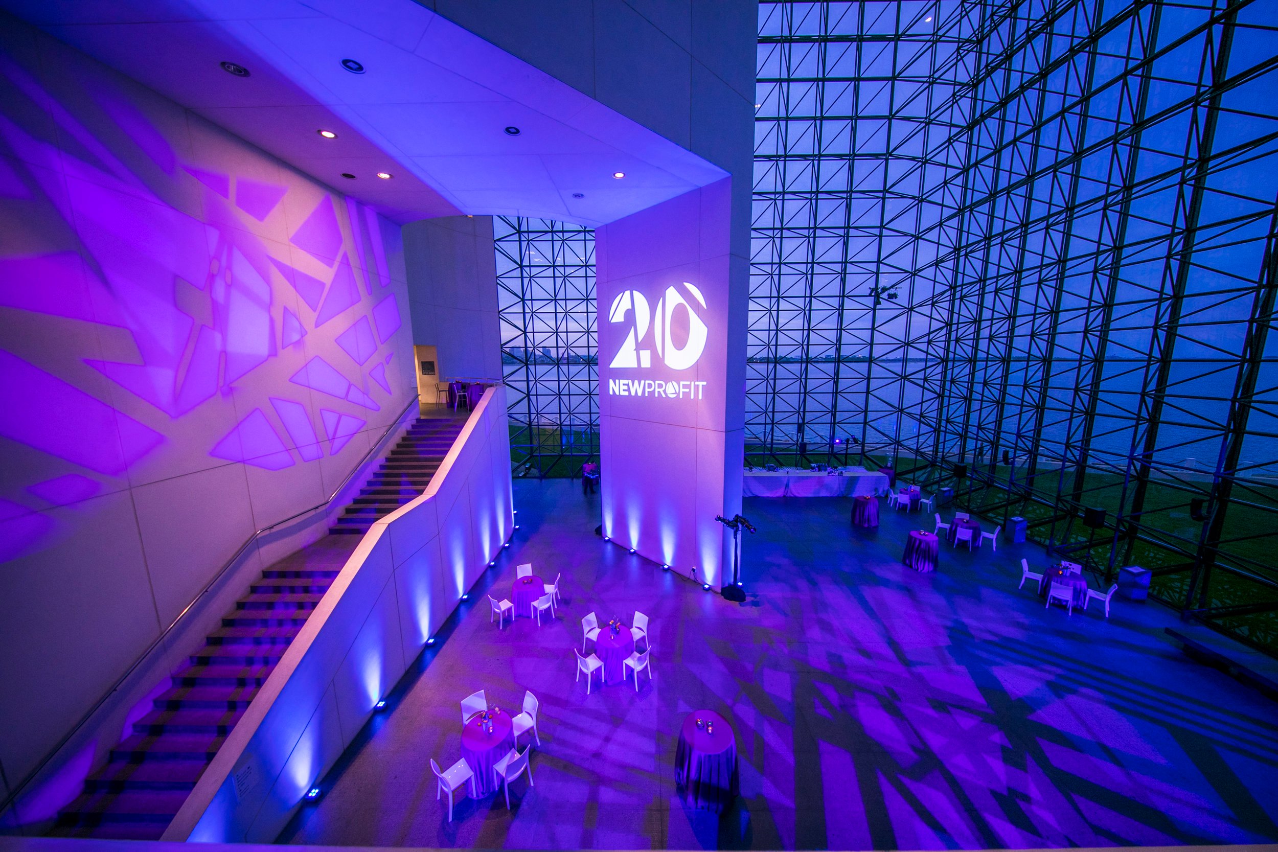 Port+Lighting+Systems+JFK+Library+Rafanelli+Events+Blue+Wash