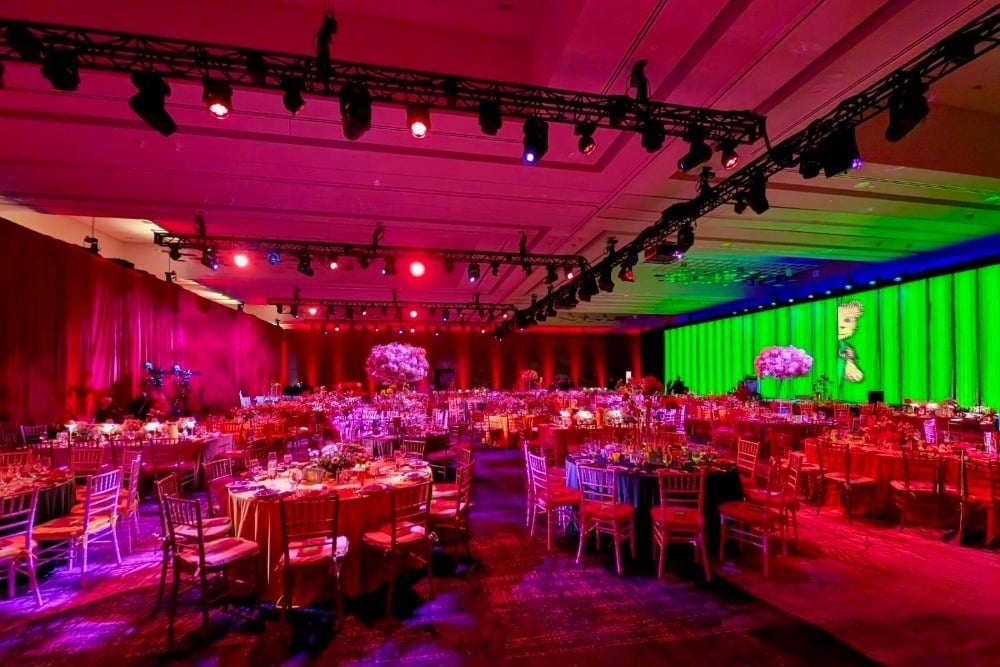 Story+Book+Ball+Event+Lighting+Gala