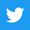 Twitter social icons - square - blue