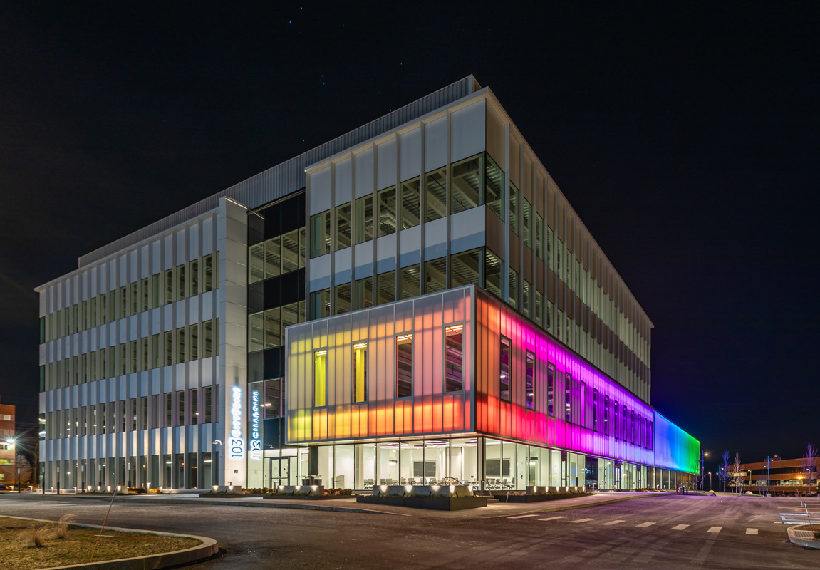 Exterior Lighting at 103 CityPoint in Waltham MA