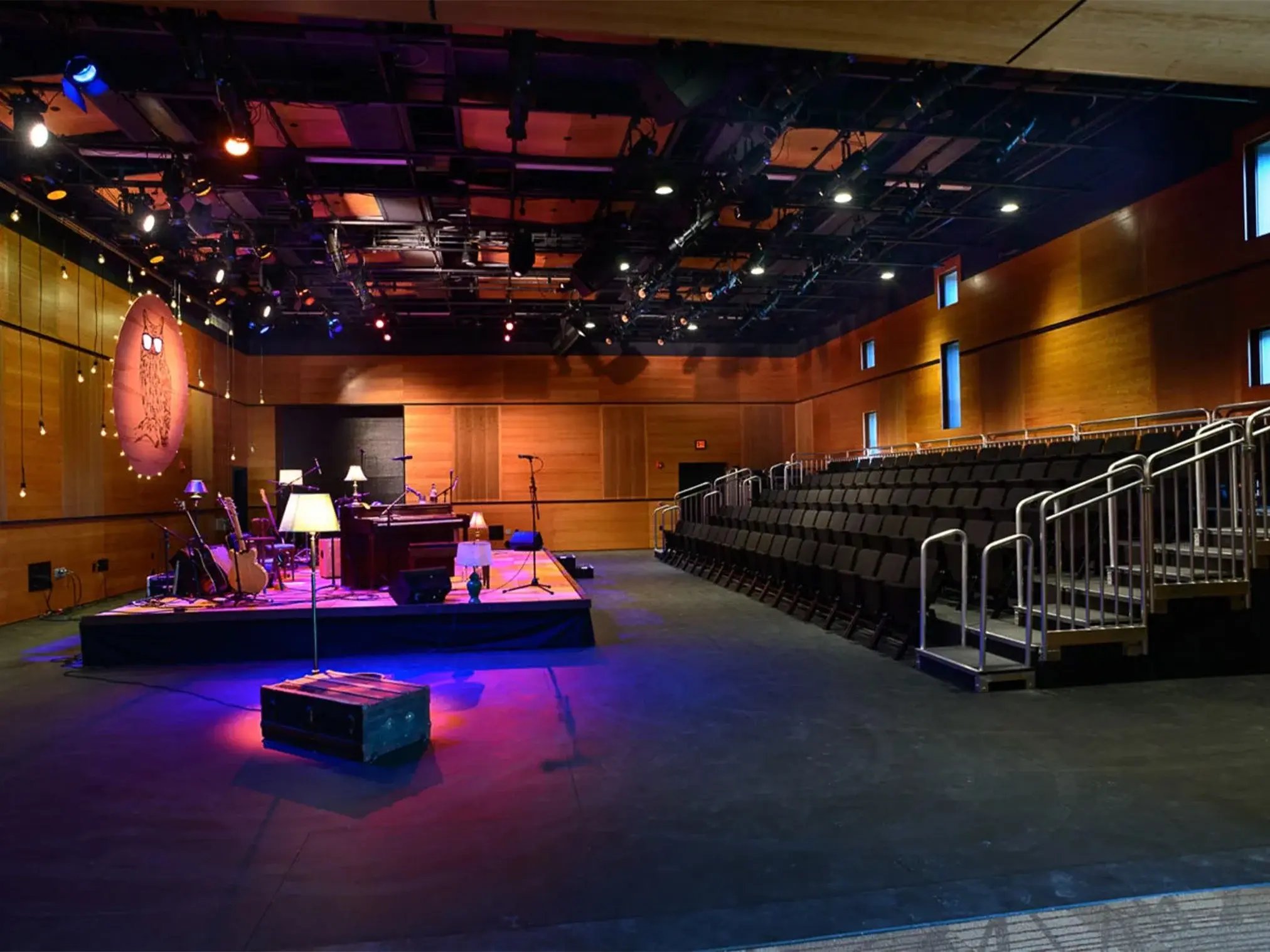 pipe battens stage